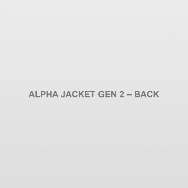 Alpha Jacket Gen 2 – back (placeholder image)