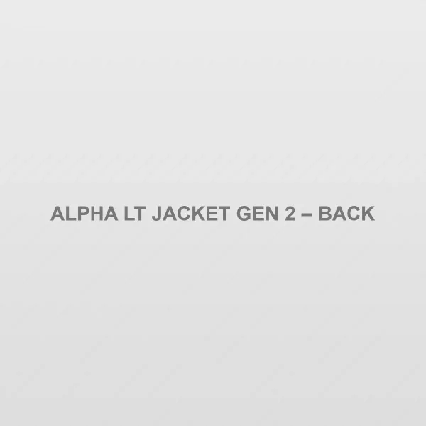 Alpha LT Jacket Gen 2 – back (placeholder image)
